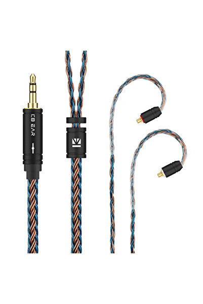 Choice 1.2m MMCX3.5 KBEAR ST16 Crystal 16 Cores Upgrade Cable 5N Single Coppe...
