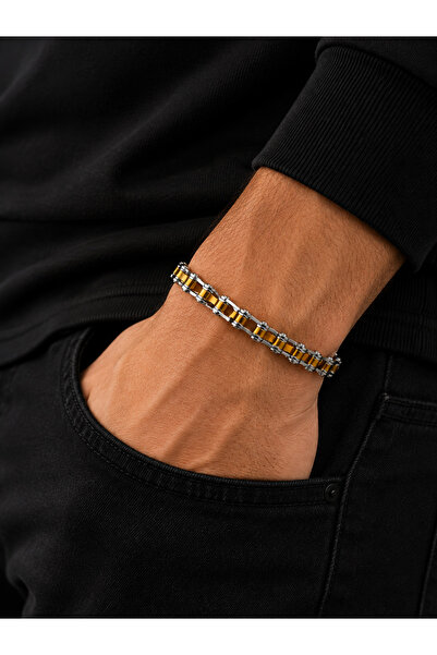 vogutima Motorcycle and Bicycle Chain Men's and Women's Steel Bracelet - Deli...