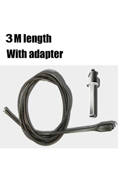 Choice 3M 1-3m Pipe Dredging Tool Spring Pipe Sewer Pipe Unblocker Sinks Basi...