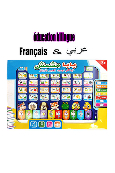 Choice mini random color French Arabic Bilingual Voice Point Reading Machine ...