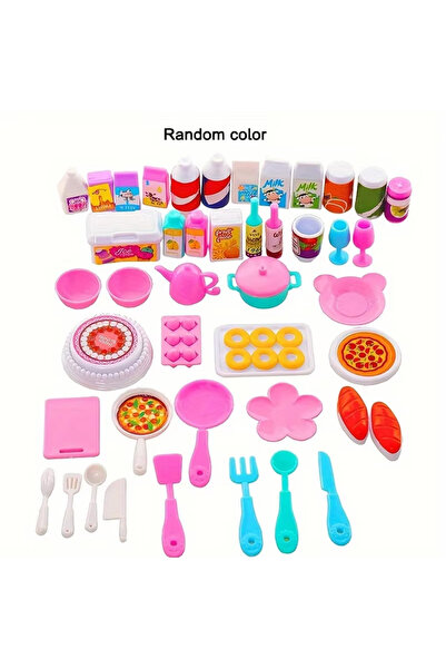 Choice 43 pieces Kawaii Doll Accessories Food Clean Study Tool Mini Item Cute...