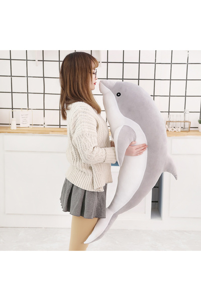 Choice 30cm GRAY 1pc 30/50CM kawaii Dolphin Plush Toys Lovely Stuffed Soft An...