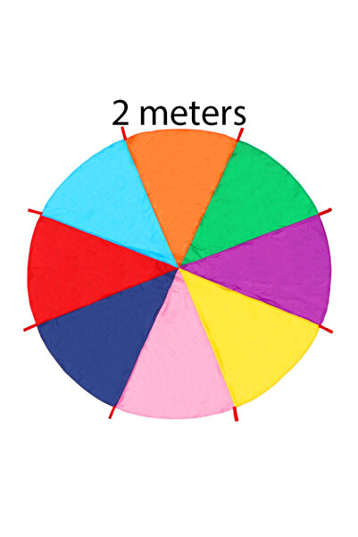 Choice 2M 2-6 meter Rainbow Umbrella Outdoor Children's Game with Perception ...