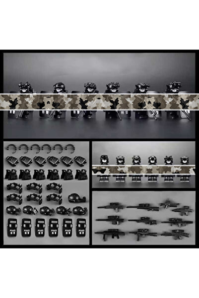 Choice9 6PCS Figures-1 2025 Building Blocks Figures Set - Special Forces Camo...