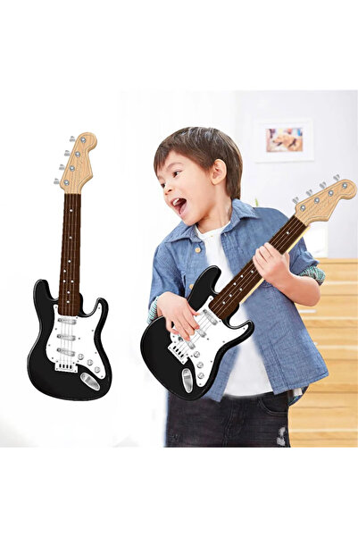 Choice7 Black Children's Simulation Electronic Guitar Toy Suitable for Beginn...