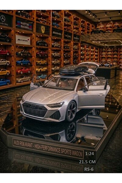 OYUNCAKSAHİLİ Audi RS Station Wagon Araba 21cm Diecast 1.24 Koleksiyon Büyük ...