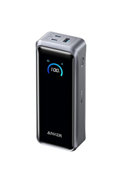 Anker Prime 26,250 mAh, 300W, USB-C, 2x USB-C, 1x USB-A, Smart Display, Black