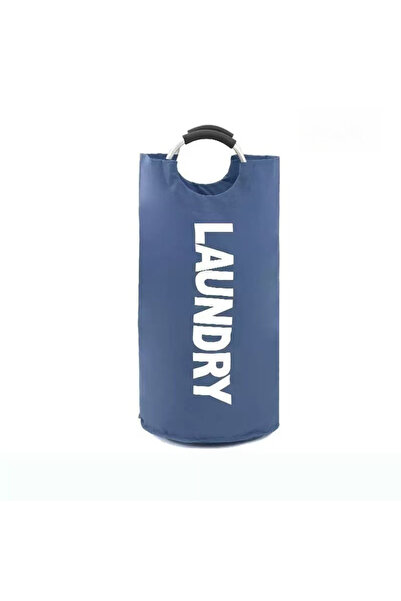 Choice navy blue Oxford Cloth Laundry Bag, Dirty Clothes Storage Basket, Fold...