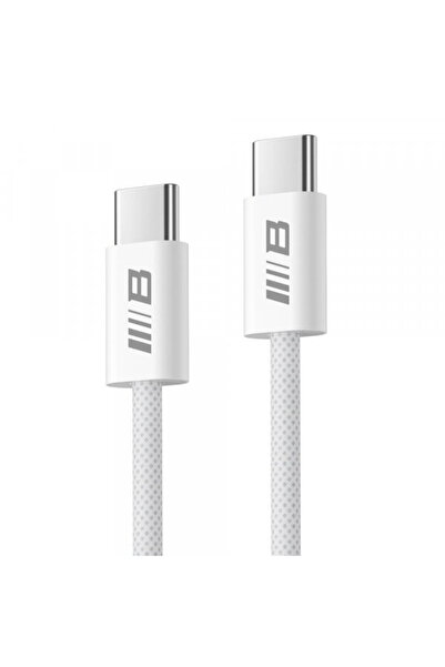 BLUEO Cablu Date si Incarcare USB-C - USB-C Blueo, 100W, 1.2m, Alb