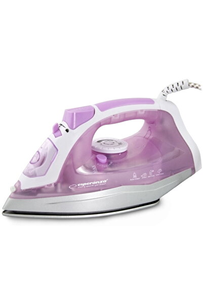 ESPERANZA Fier de calcat , talpa ceramica , 2400W, abur reglabil, auto-curata...