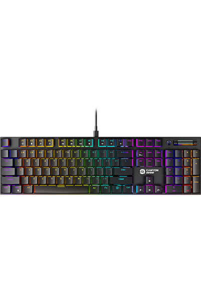 CANYON Tastatură gaming Cometstrike TKL GK-55, USB, Negru