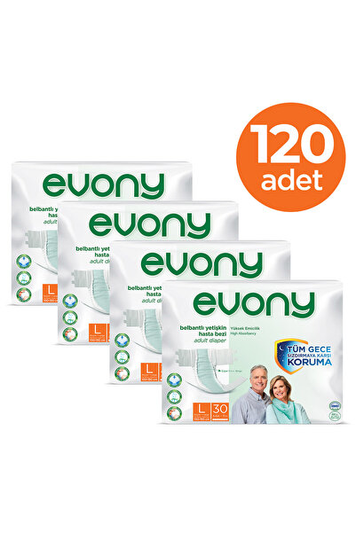 Evony YETİŞKİN HASTA BEZİ LARGE 120 ADET