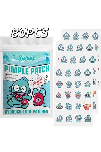Choice1 80PCS 20/80PCS HANGYODON Cartoon hydrocolloid acne patch - facial dec...