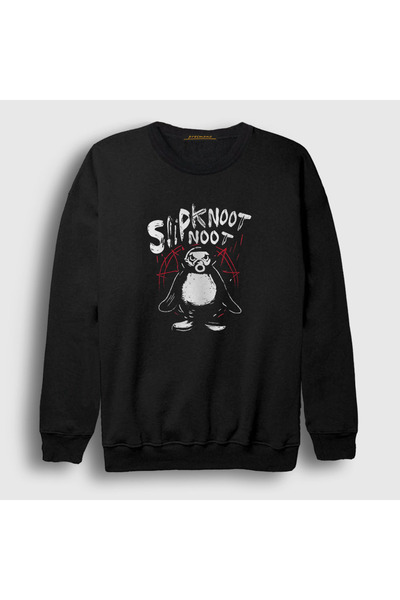 Presmono Unisex crna Noot Penguin Slipknot majica 385040tt