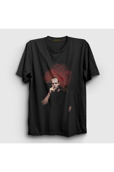 Presmono Unisex Black Cool Jason Statham T-shirt396883tt
