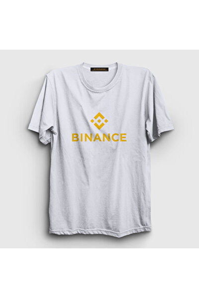 Presmono Unisex White Logo V2 Binance Bitcoin T-shirt324730tt