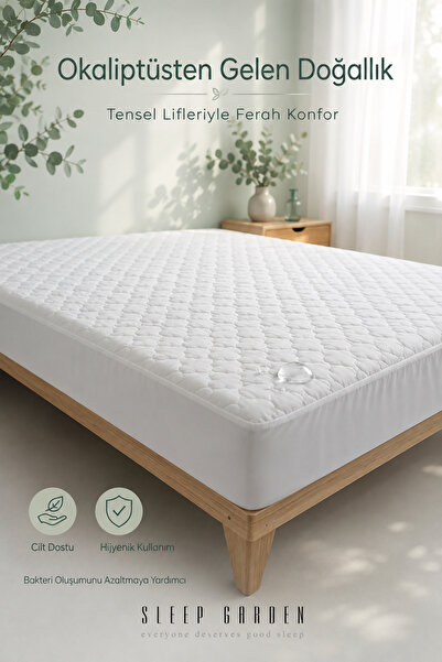 Sleep Garden Natura Collection Fitted Liquid-Proof Mattress Cover