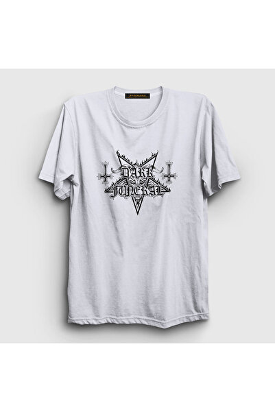 Presmono Unisex beli logo V2 - Dark Funeral T-shirt 136943tt