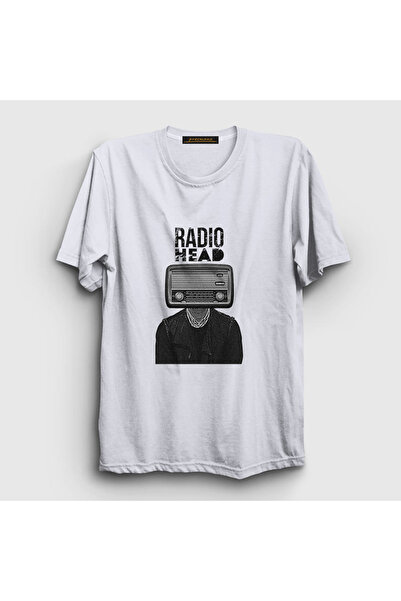 Presmono Unisex White Radio Radiohead T-shirt104241tt