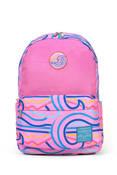 Cambridge Polo Club Wave Unisex Children's Primary School Bag with Double Mai...