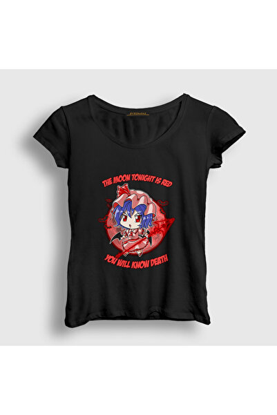 Presmono Women's Black Touhou Remilia T-Shirt 589449Tt