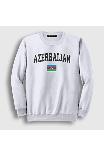 Presmono Unisex bela zastava V2 Azerbejdžan Azerbejdžanska majica 536643tt