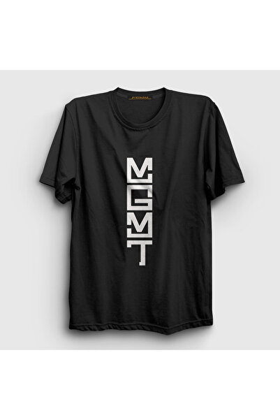 Presmono Rock Mgmt Unisex crna T-shirt - 491691tt