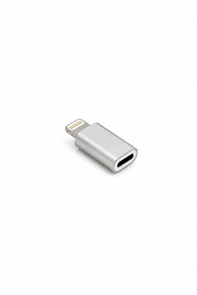 MVLH Micro USB Dişi - Lightning Erkek iPhone Şarj Dönüştürücü ve Çevirici Ada...