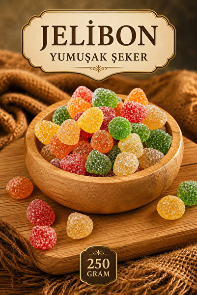 ÜLKÜ KURUYEMİŞ (250 GR) Meyveli Yumuşak Jelibon Hediyelik Tatlı Atıştırmalık ...
