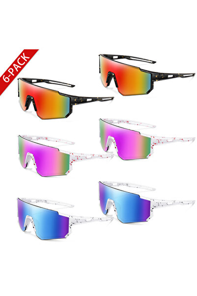 Choice DKM2-2-4-4-5-5 1/6 Pairs Youth Sunglasses with UV400 for Wholesale Gog...