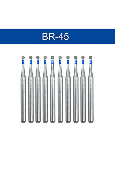 Choice21 10pcs BR-45 10pcs Tomenty Dental Diamond Bur FG Drills Dia 1.6mm Den...