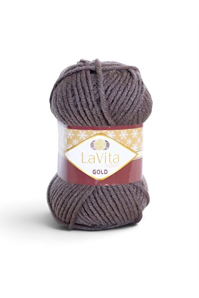 LaVita Yarn Gold Hand Knitting Yarn 100% Acrylic 100Gr (9796 Toprak)