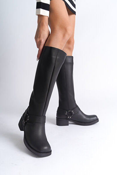 Capone Outfitters Круглі мотоциклетні чоботи з аксесуарами