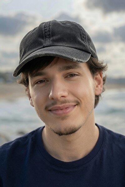 Mollycrush Men's Seasonal Corduroy Black Hat |   Daily Adjustable Baseball Cap