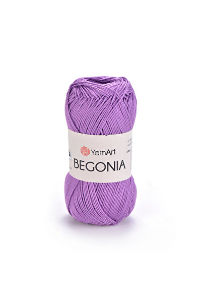 Yarnart Begonia - Ață de tricotat manual mercerizat Liliac-6309