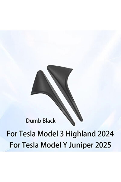 Choice Matte Black ABS Carbon Pattern Side Camera Cover For Tesla Model 3 Hig...