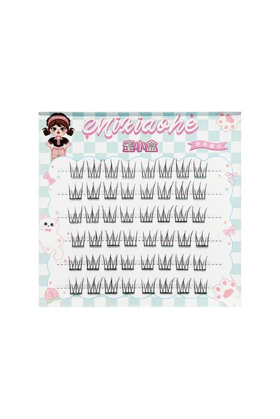 Choice1 A No Glue Need Korean Style Ultra-thin False Eyelashes 10-11mm Mixed ...