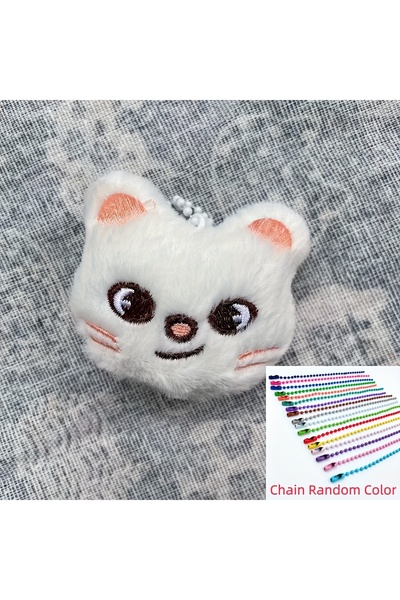 choice2 White Cat 1/8pcs Phone Charms Cute Animal Designs for KPOP Fans Colle...