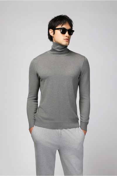 Kiğılı Balıkçı Yaka Regular Fit Triko Kazak