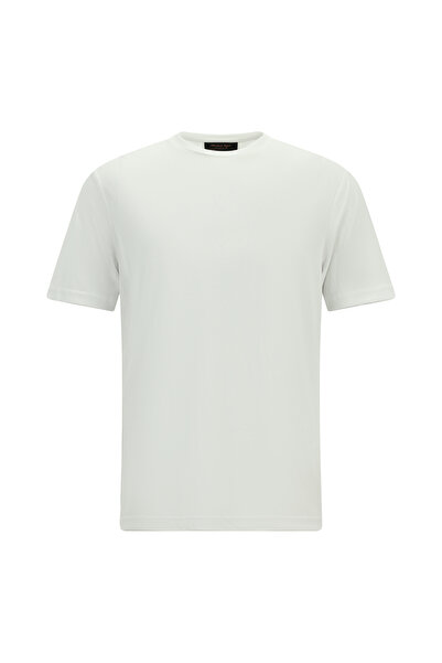 Abdullah Kiğılı Crew Neck Regular Fit Modal Blend T-Shirt