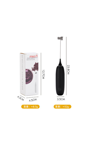 Choice1 black Handheld Electric Milk Frother, USB/Plug Electric Egg Beater, M...