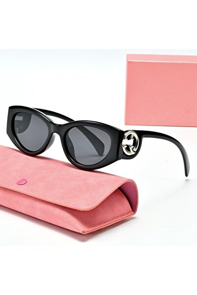 Choice1 C1 2026 Show Designer Fashion Retro Cat Eye Sunglasses Letter Temple ...