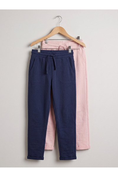 Finelook Girls Soft Knit Drawstring Jogger Pants – Slim Fit Casual Sweatpants...