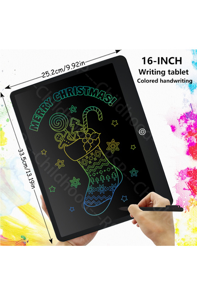 Choice4 D16 inch black 6.5/8.5/10/12/16-Inch LCD Drawing Tablet,Handwriting P...