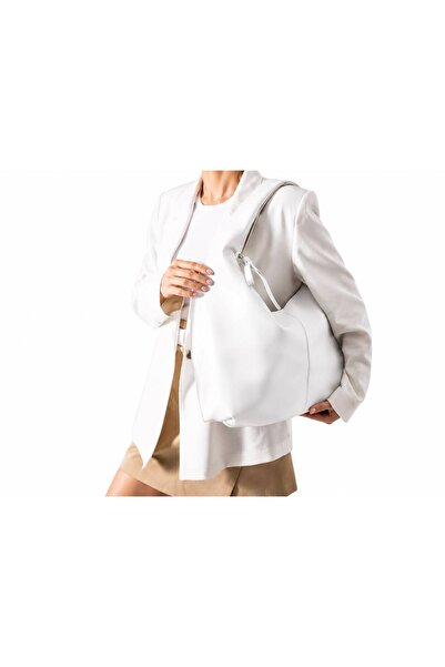 PaminBags Aksesuar Oval Yumuşak Kumaş Büyük Salaş Çanta PMN0015