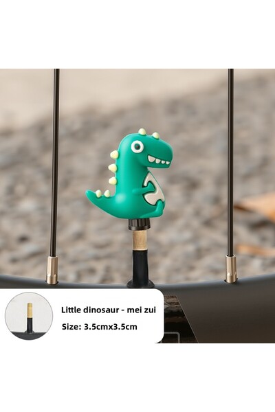 Choice13 Type B Cute Bicycle Valve Core Cap Cartoon Shape Road Bike Mountain ...