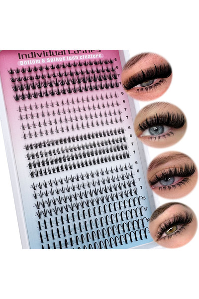 Choice1 MIX 0.07mm ZH32 xian zi 5 Styles Bottom Lash Cluster Manga Lash Clust...