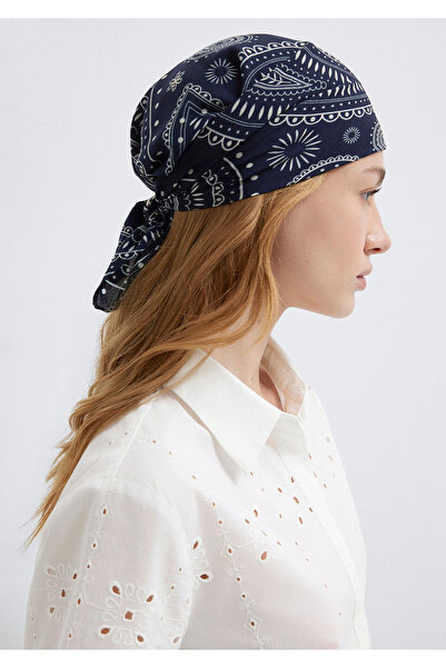 Mavi Navy Blue Printed Bandana 1912969 -70491