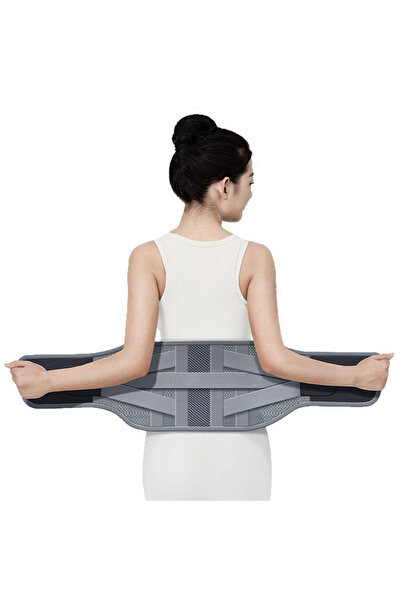 choice2 XXL Gray-1PCS Lower Back Brace for Women Men- Adjustable Lumbar Suppo...