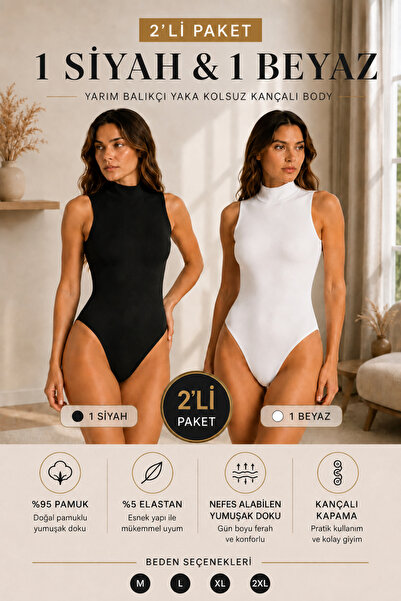 QKK Body din bumbac și lycra pentru femei, din bumbac pieptănat, fără mâneci,...